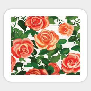 Roses Garden Sticker